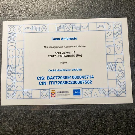 Сasa de vacaciones Casa Ambrosio